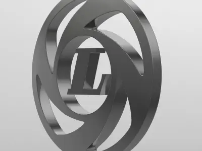 ashok leyland logo 3D model