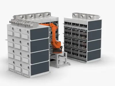 Automatic Main Board Testing Machine 3D model