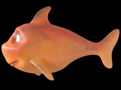 Cartoon Fish Free 3D model