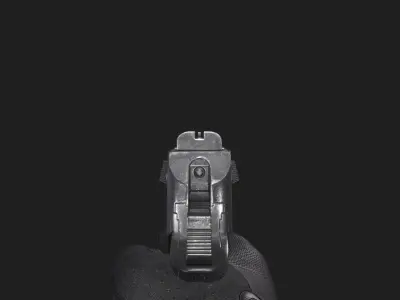 Desert Eagle Game Ready Low-poly 3D model