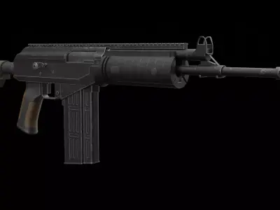 Galil Ace Low-poly 3D model