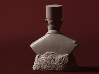 De Gaulle Bust 3D model