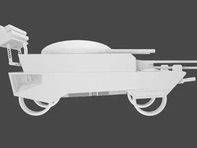 Q-Tron GB-23 Tank 3D model