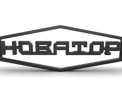 Novator logo 3D model
