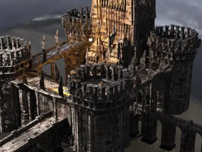 Sir Kay Kastle fortress 1 3D model