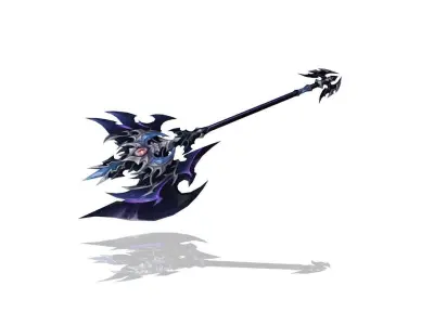 Succubus Axe Low-poly 3D model