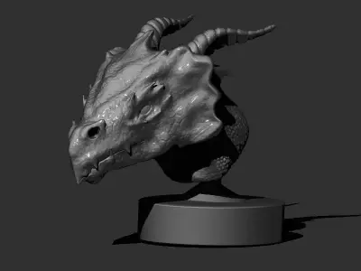 Dragon Head 3D print model