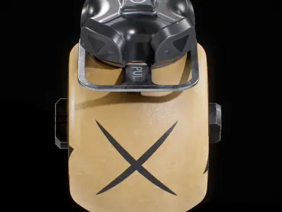 Sci-fi Smoke Grenade Low-poly 3D model