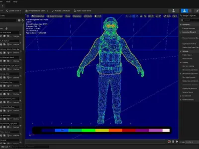 Casual Soldier 13 Low-poly 3D model