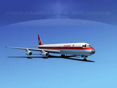 Douglas DC-8-63 Air Canada 3D model