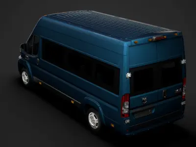 Ram Promaster Window Van 3500 H3 159WB EXT 2020 3D model