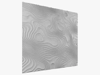 wave wall 20 3D model