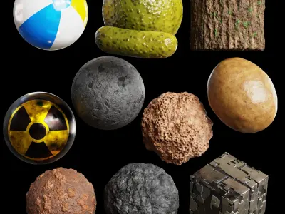 Blender Procedural Material Pack 9 Texture