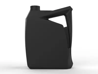 Canister plastic bottle 3D model