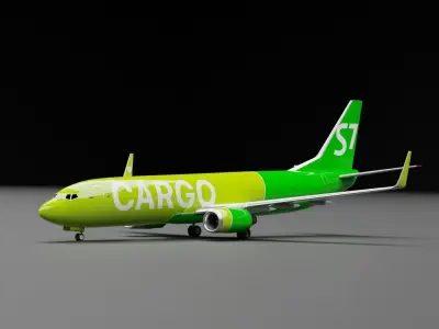 Boeing 737-800 S7 Airlines Cargo Livery  3D model