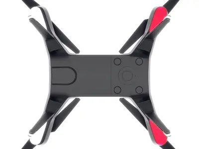 3DR solo quadcopter drone 3d model vray 3D model