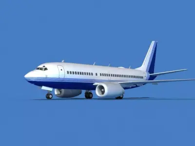 Boeing 737 MAX 7 Corporate 3 3D model