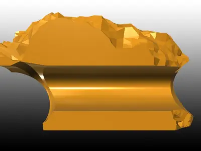 Aquarium-Ornaments fifth cave Free 3D print model