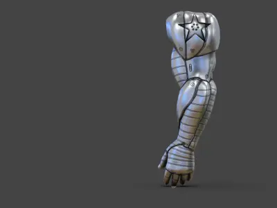 Winter Soldier Metal Arm  3D print model