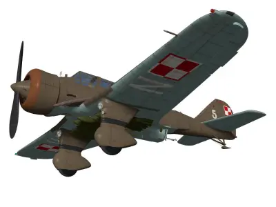 PZL23 Karas 3D model