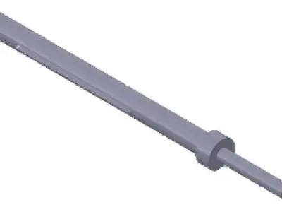 Bolt With Body 9mm Caliber 3D model