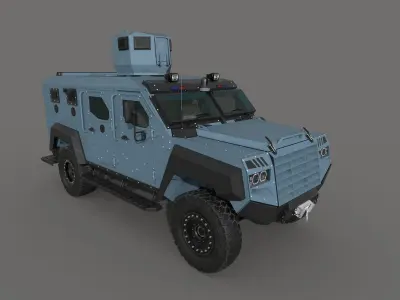 Roshel Senator ERV Low-poly 3D model