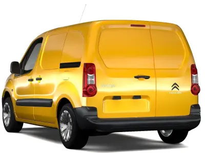Citroen Berlingo Van L1 2slidedoors 2017 3D model