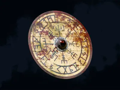 Viking Shield 5 - New and bloody 3D Model Collection