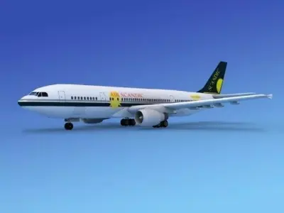 Airbus A300 Air Scandic 3D model