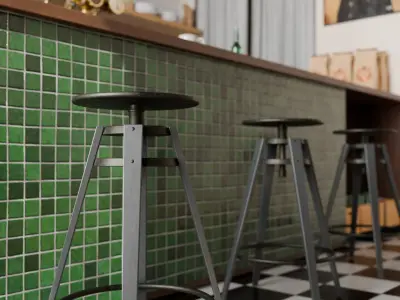 Cosy Coffee Shop 3D model