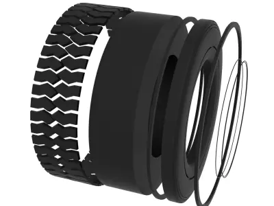 JK-Tyre Wheel Sing 3D model