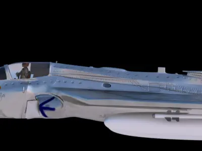 Hal Tejas 3D model