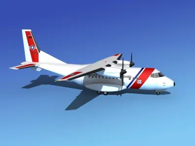 Casa CN-235 US Coast Guard 3D model