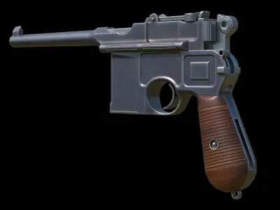 C96 Pistol  3D model