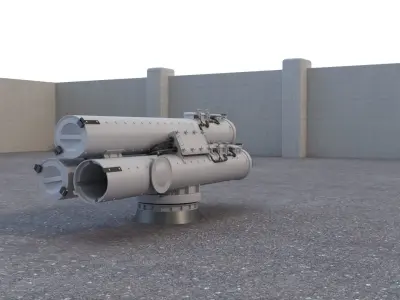 Mk-32-Torpedo 3D model