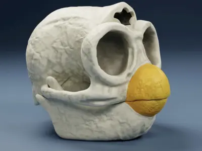 Furby Skull - Animal Skull 3D print model