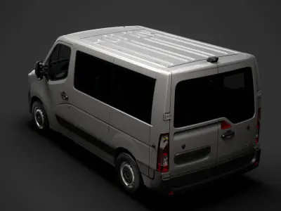 Renault Master L1H1 WindowVan 2020 3D model