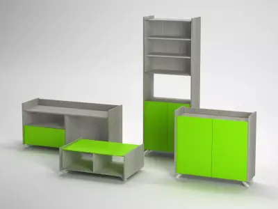  SET OF ROOM FURNITURE 3D model