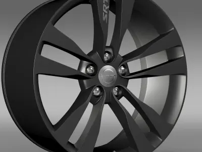 Chrysler 300 SRT8 Satin Vapor rim 3D model