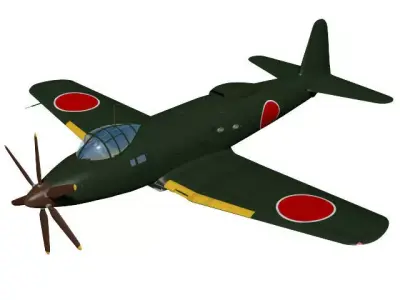 Yokosuka R2Y Keiun 3D model