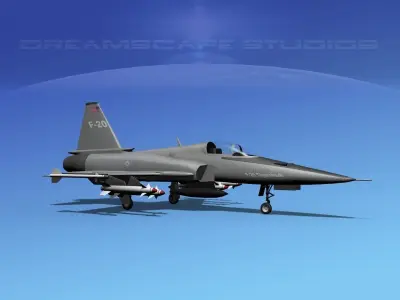 Northrop F-20 Tigershark V13 3D model