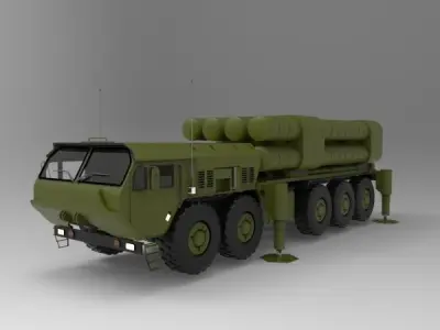 THAAD Terminal High Altitude Area Defense 3D model