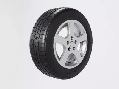 Tire all-season 205 R17 95T 3D model