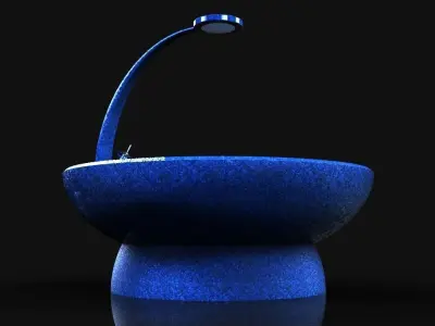 Outdoor bath tub Free 3D model