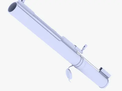 M72 LAW Launcher Low-poly 3D model