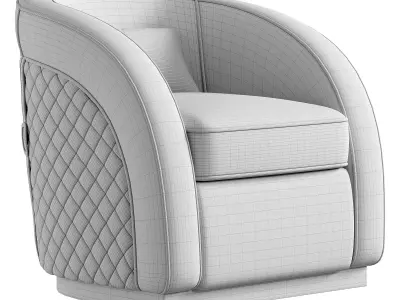 Aurora Armchair Free 3D model