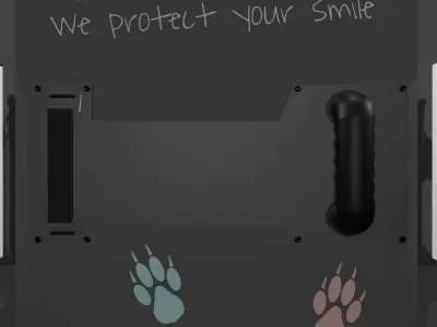 Fuwamoco Riot Shield 3D model