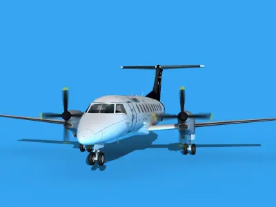 Embraer EMB120 Airnorth Australia 3D model