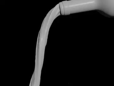Pouring water SlowMotion v02 3D model