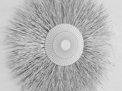 Brown Lion crochet wall decoration by Ila y Ela Free 3D model